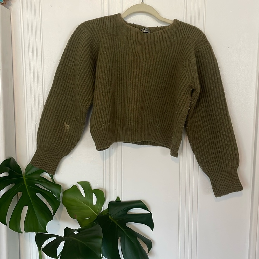 100% virgin wool vintage sweater